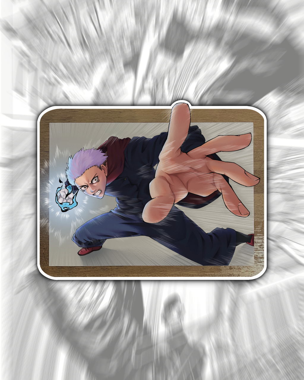 Jujutsu Kaisen Stickers – Gojo, Yuji & Yuta Anime Sticker Pack (3 Stickers)