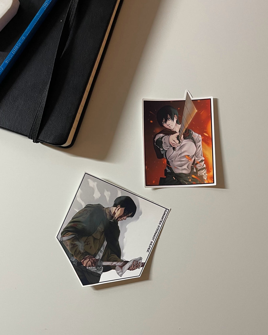 Attack on Titan Ackerman Stickers – Anime Sticker Pack (2 Stickers)