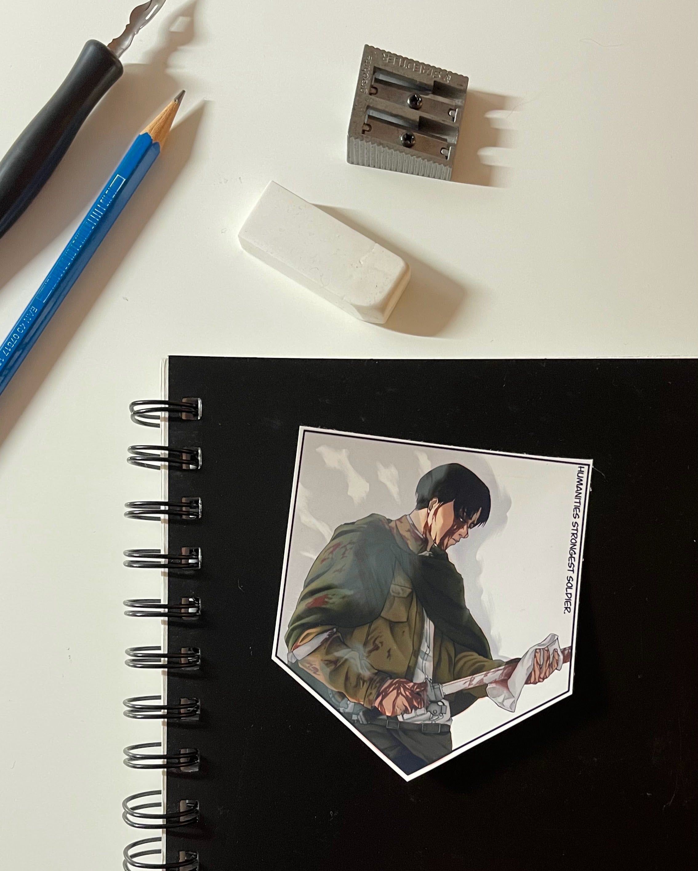 Humanity's Strongest Soldier - Detailed Anime Sticker (Matte Finish)